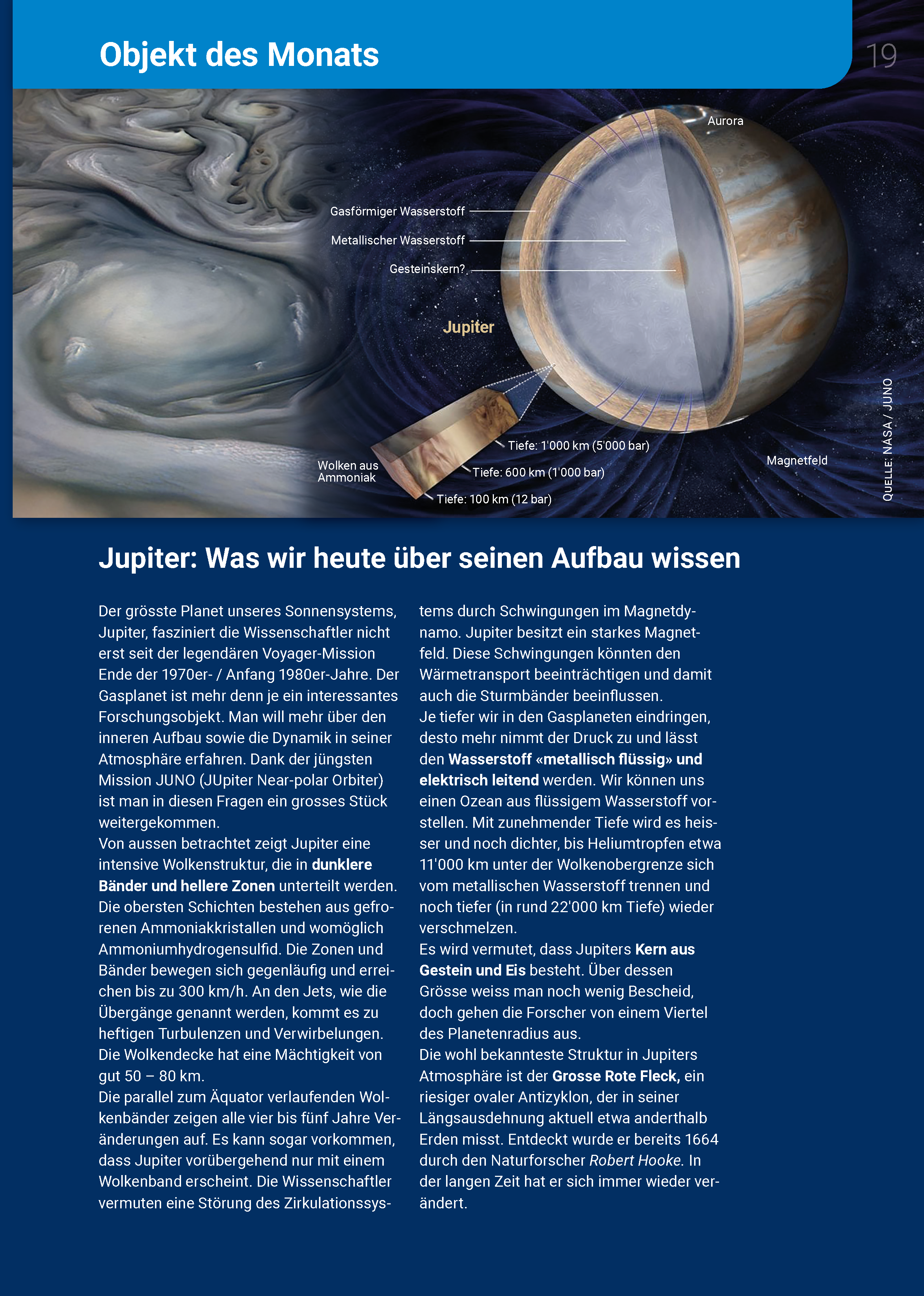 Einzelseite Sternenhimmelheft 2027